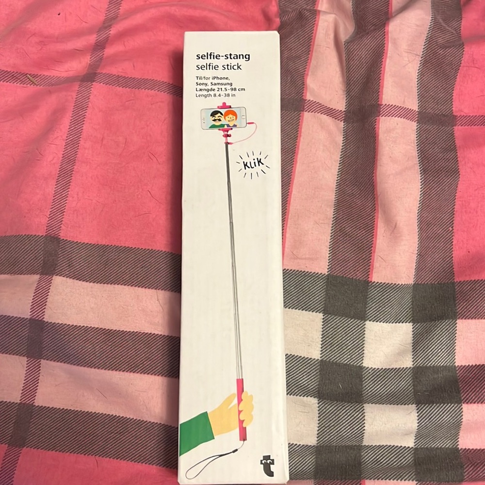 Hot Pink Selfie Stick Never Opened or Used